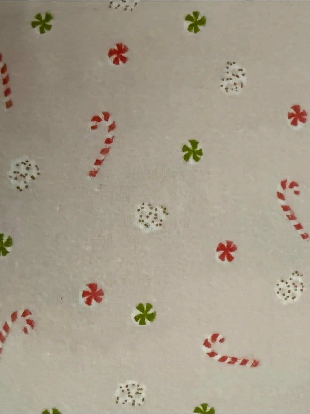 Cuddl Duds KING Cotton Flannel Holiday Sheet Set Candy Cane Scatter Pink NEW